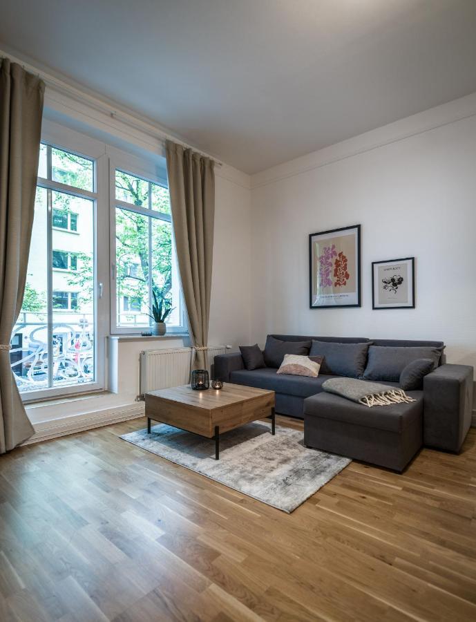Hochwertige Altbauwohnung Im Modernen Stil In Wiesbaden - Kueche - Terrasse - Wlan - Zentral Екстер'єр фото